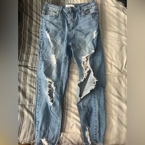 Ripped Mom jeans
